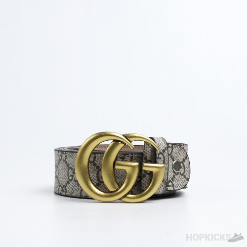 GG Pattern Gold Belt